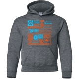 Sweatshirts Dark Heather / YS Portal Quotes Youth Hoodie