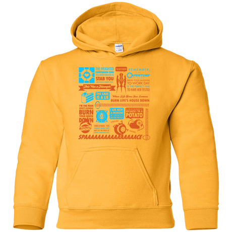 Sweatshirts Gold / YS Portal Quotes Youth Hoodie