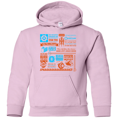 Sweatshirts Light Pink / YS Portal Quotes Youth Hoodie