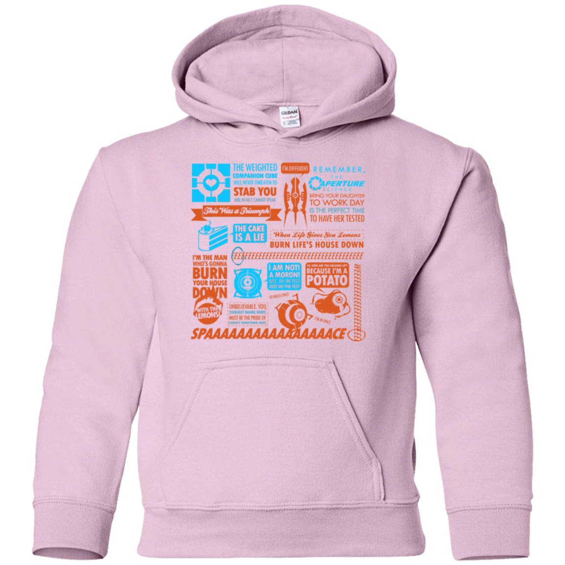 Sweatshirts Light Pink / YS Portal Quotes Youth Hoodie