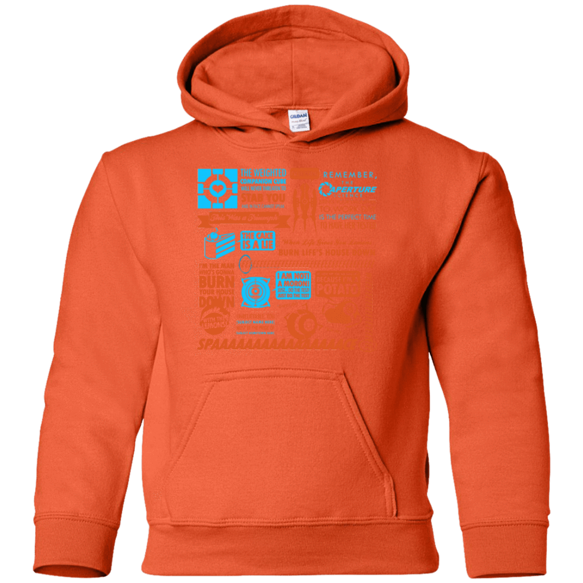 Sweatshirts Orange / YS Portal Quotes Youth Hoodie