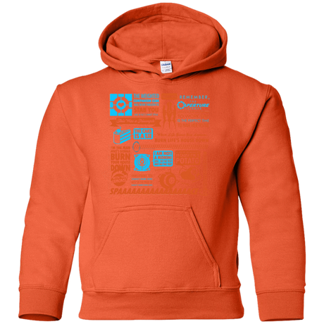 Sweatshirts Orange / YS Portal Quotes Youth Hoodie