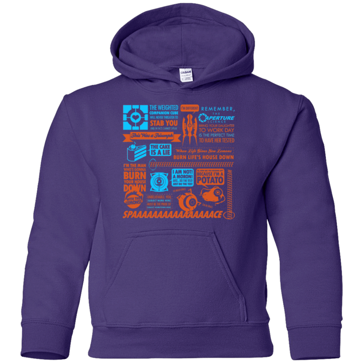 Sweatshirts Purple / YS Portal Quotes Youth Hoodie