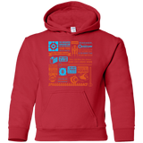 Sweatshirts Red / YS Portal Quotes Youth Hoodie