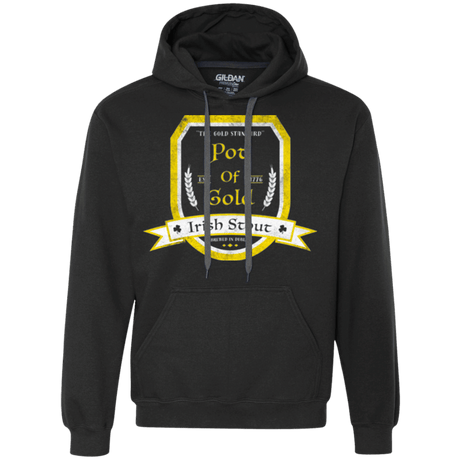 Sweatshirts Black / Small Pot of Gold Irish Stout Premium Fleece Hoodie