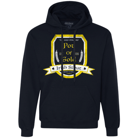 Sweatshirts Navy / Small Pot of Gold Irish Stout Premium Fleece Hoodie