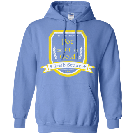 Sweatshirts Carolina Blue / Small Pot of Gold Irish Stout Pullover Hoodie