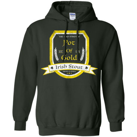 Sweatshirts Forest Green / Small Pot of Gold Irish Stout Pullover Hoodie