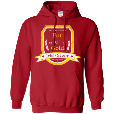 Sweatshirts Red / Small Pot of Gold Irish Stout Pullover Hoodie