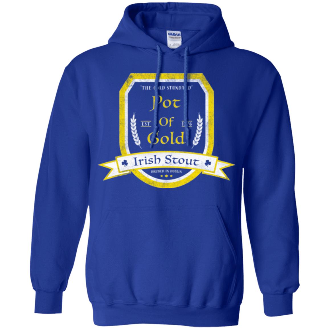 Sweatshirts Royal / Small Pot of Gold Irish Stout Pullover Hoodie