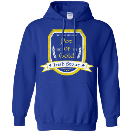 Sweatshirts Royal / Small Pot of Gold Irish Stout Pullover Hoodie