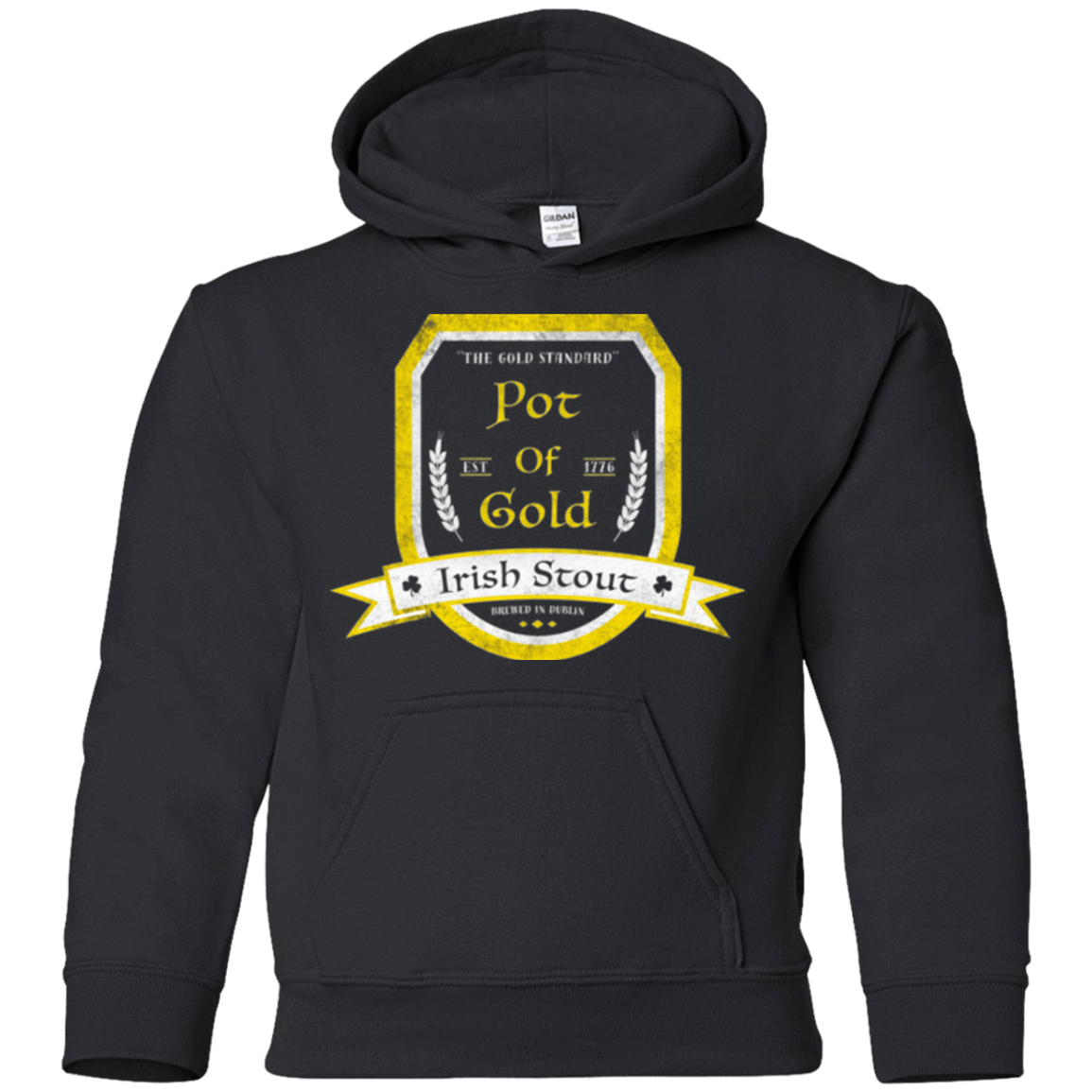Sweatshirts Black / YS Pot of Gold Irish Stout Youth Hoodie