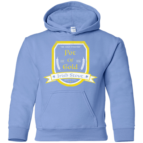Sweatshirts Carolina Blue / YS Pot of Gold Irish Stout Youth Hoodie