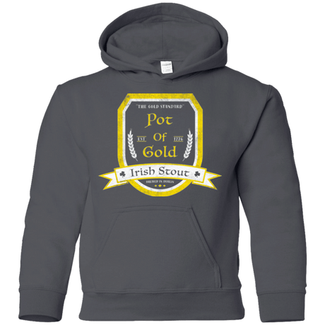 Sweatshirts Charcoal / YS Pot of Gold Irish Stout Youth Hoodie