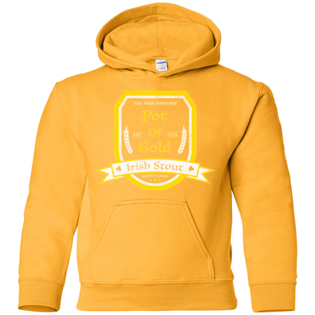 Sweatshirts Gold / YS Pot of Gold Irish Stout Youth Hoodie