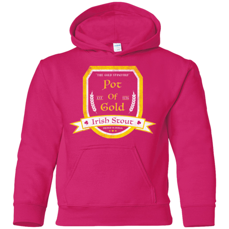 Sweatshirts Heliconia / YS Pot of Gold Irish Stout Youth Hoodie
