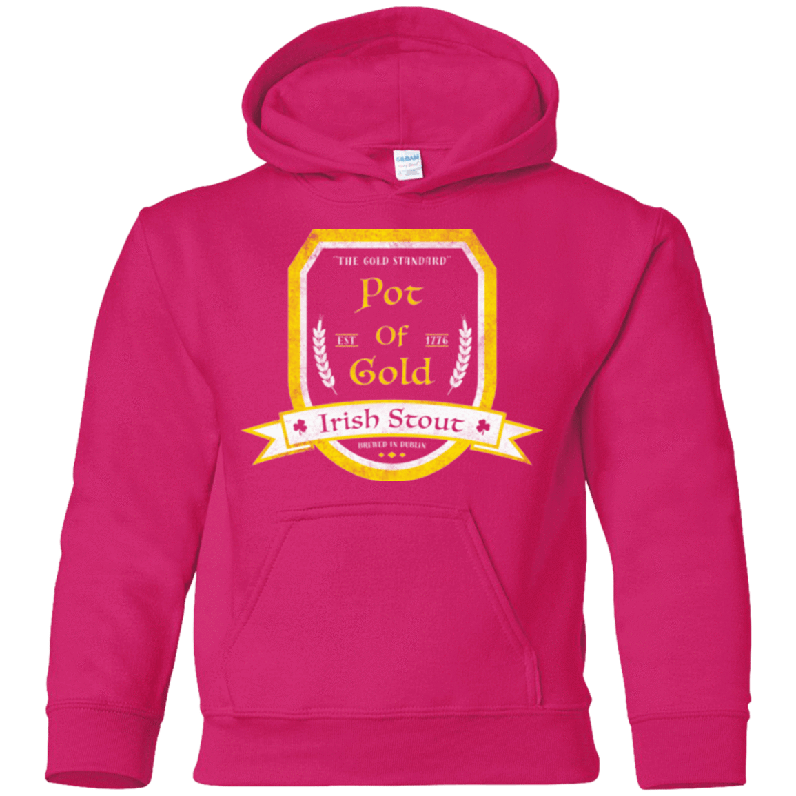 Sweatshirts Heliconia / YS Pot of Gold Irish Stout Youth Hoodie