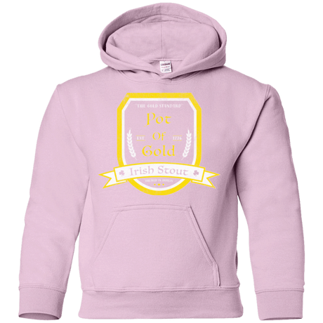 Sweatshirts Light Pink / YS Pot of Gold Irish Stout Youth Hoodie