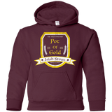 Sweatshirts Maroon / YS Pot of Gold Irish Stout Youth Hoodie