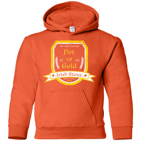 Sweatshirts Orange / YS Pot of Gold Irish Stout Youth Hoodie