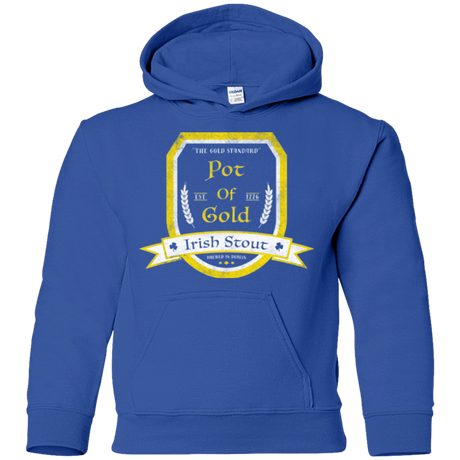 Sweatshirts Royal / YS Pot of Gold Irish Stout Youth Hoodie