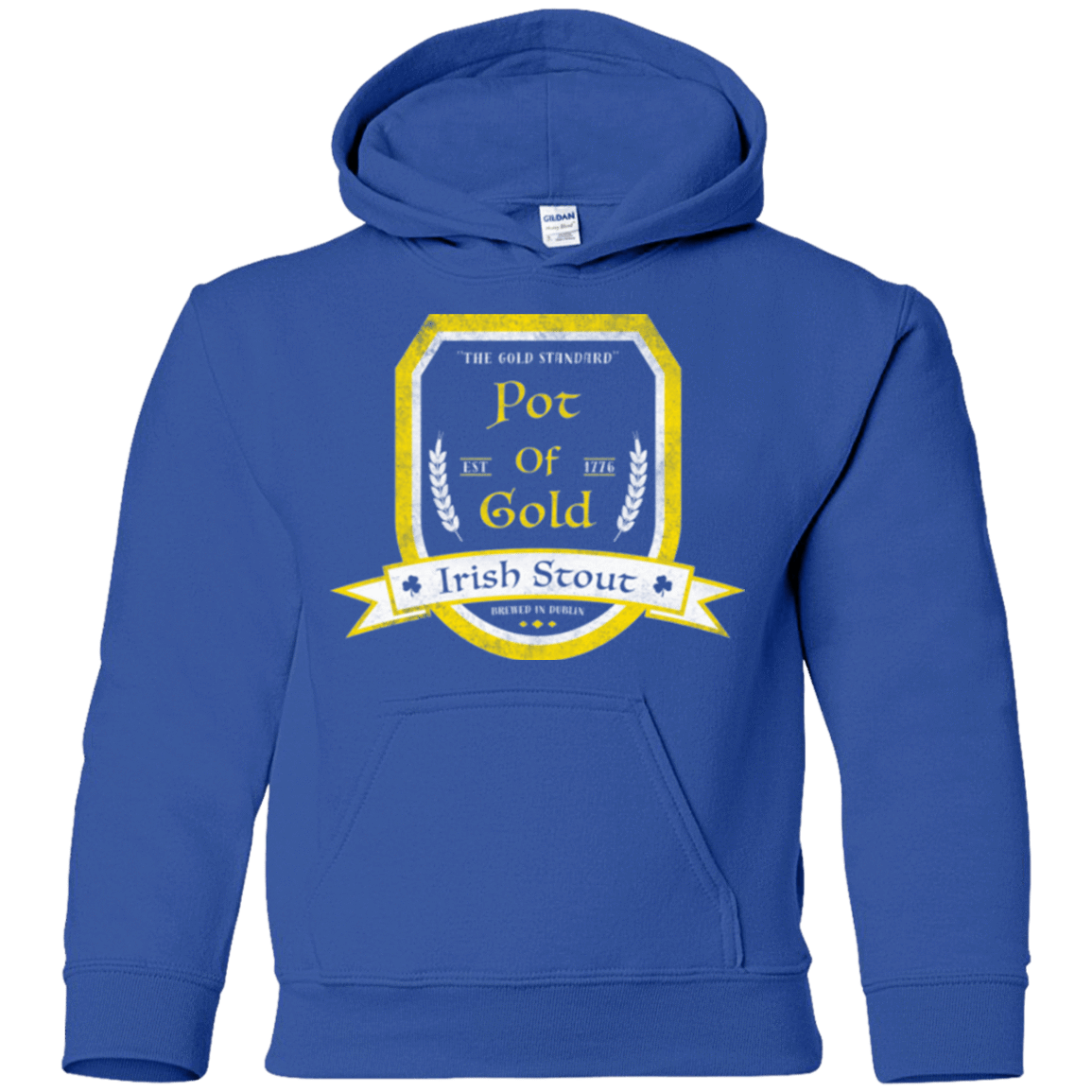 Sweatshirts Royal / YS Pot of Gold Irish Stout Youth Hoodie