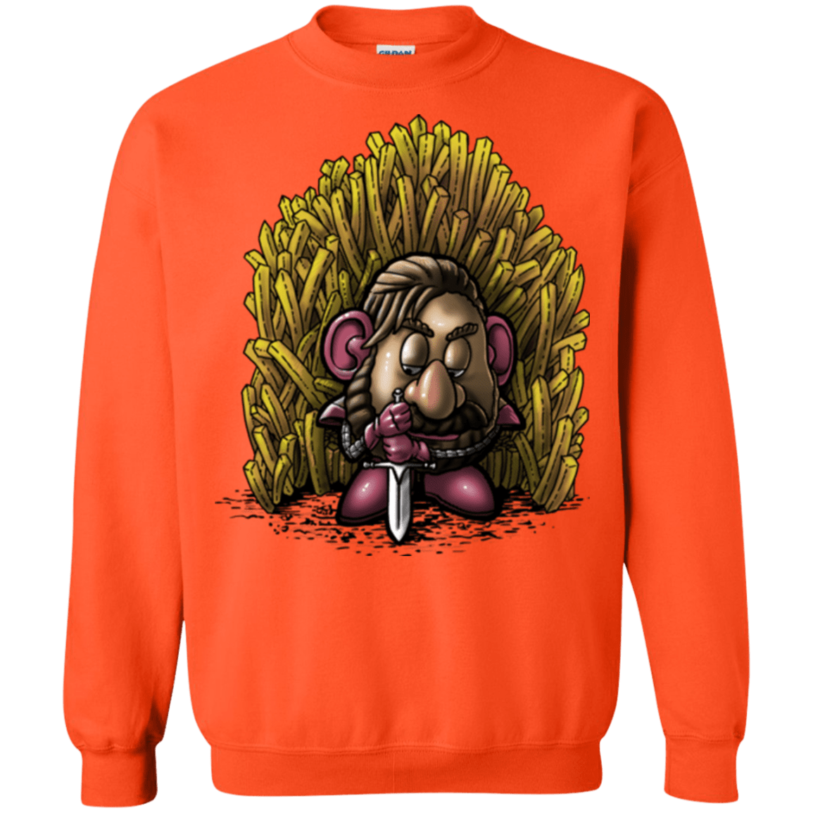 Sweatshirts Orange / Small Potato Crewneck Sweatshirt