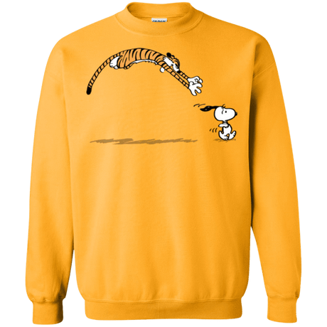 Sweatshirts Gold / Small Pounce Crewneck Sweatshirt