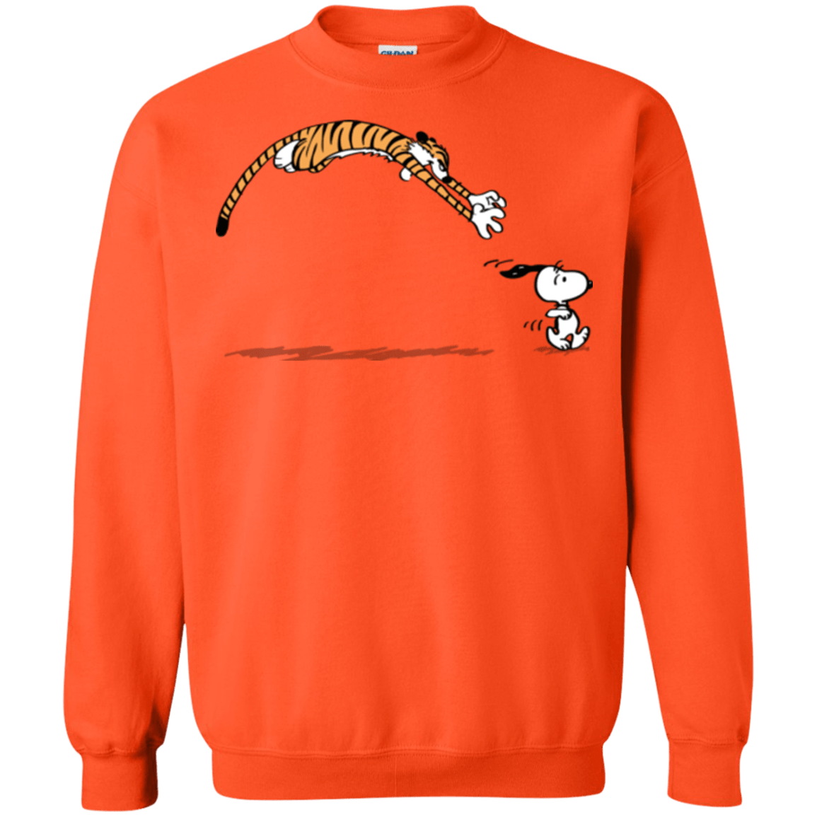 Sweatshirts Orange / Small Pounce Crewneck Sweatshirt