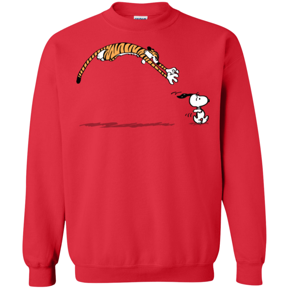 Sweatshirts Red / Small Pounce Crewneck Sweatshirt