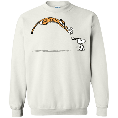 Sweatshirts White / Small Pounce Crewneck Sweatshirt