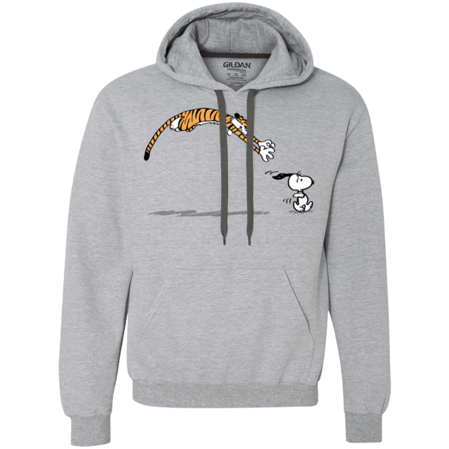 Sweatshirts Sport Grey / Small Pounce Premium Fleece Hoodie