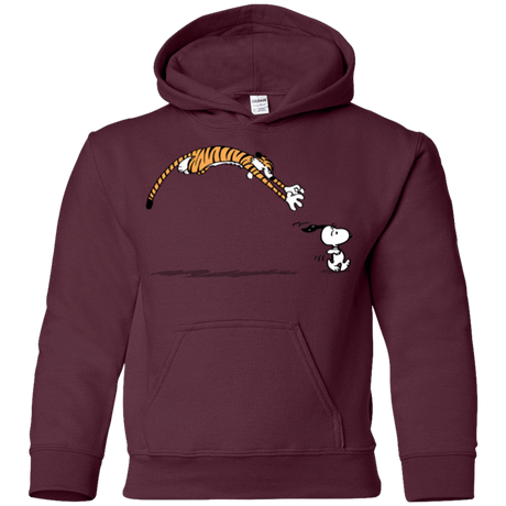 Sweatshirts Maroon / YS Pounce Youth Hoodie