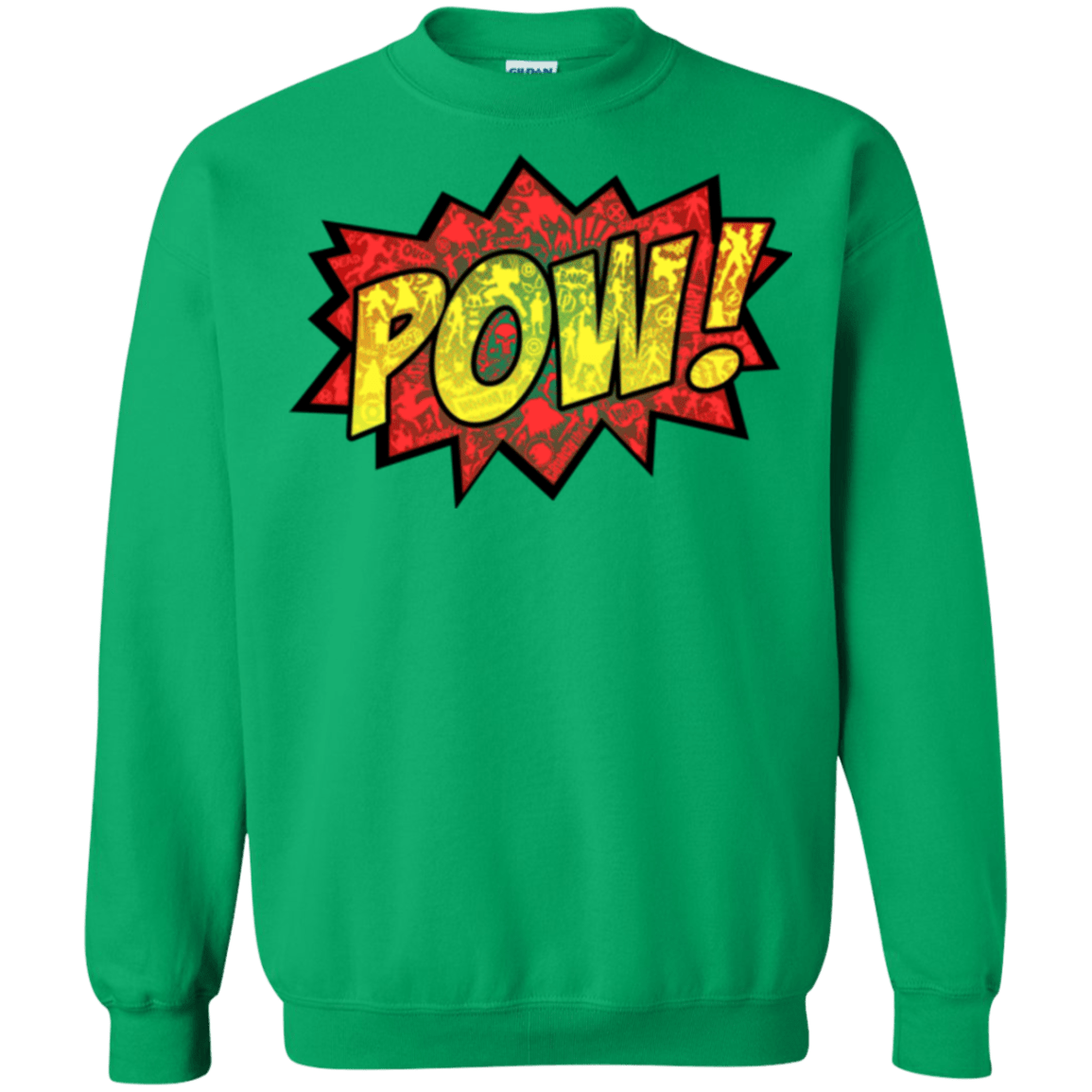 Sweatshirts Irish Green / Small pow Crewneck Sweatshirt