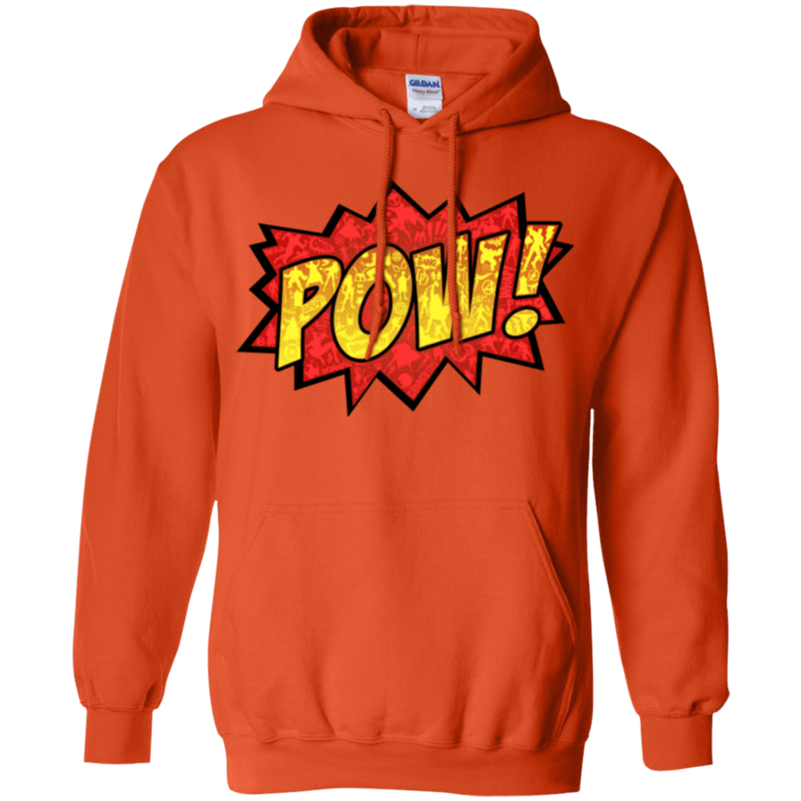 Sweatshirts Orange / Small pow Pullover Hoodie
