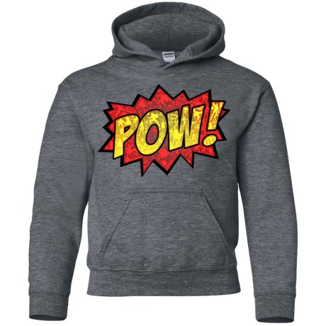 Sweatshirts Dark Heather / YS pow Youth Hoodie