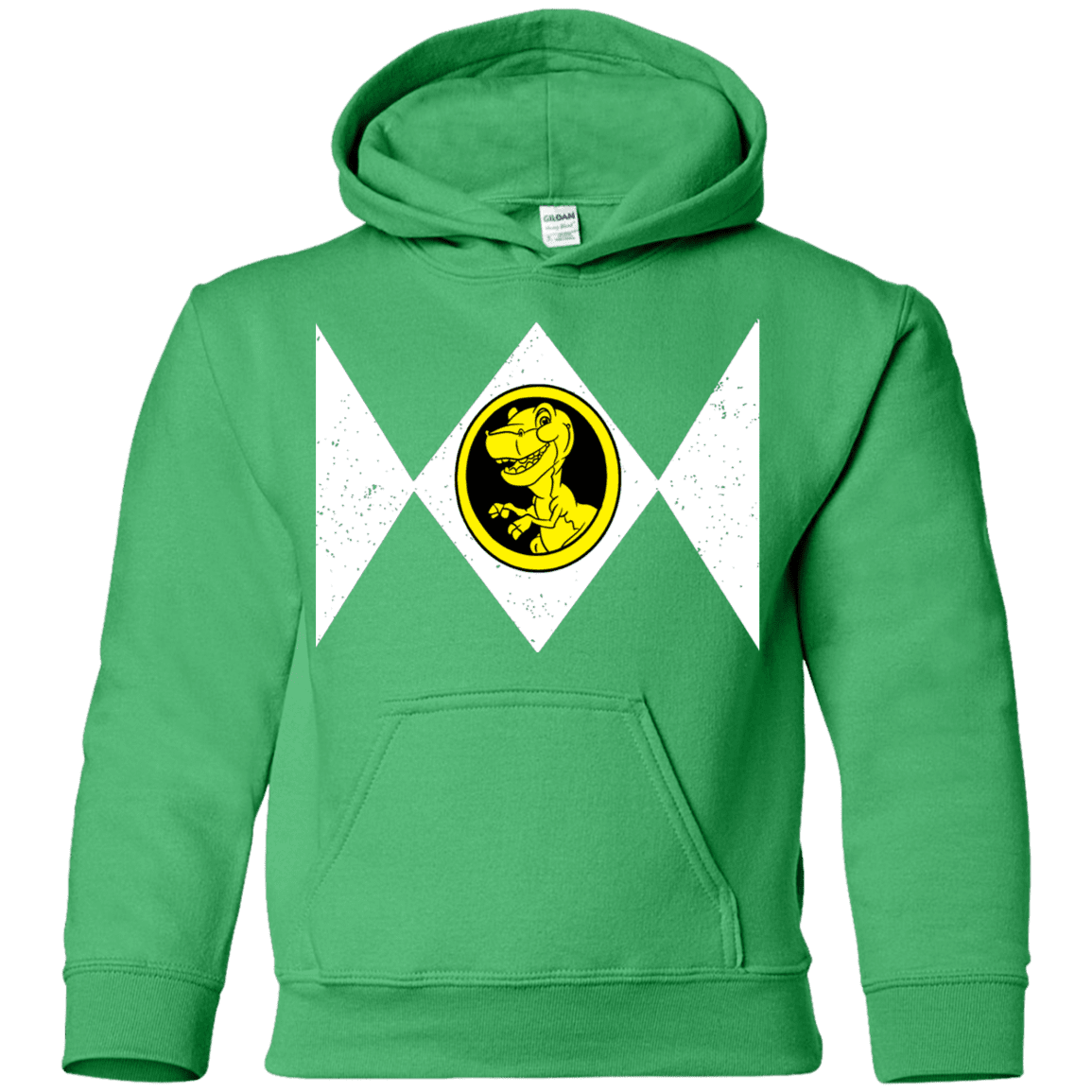 Sweatshirts Irish Green / YS Power Chomper Youth Hoodie