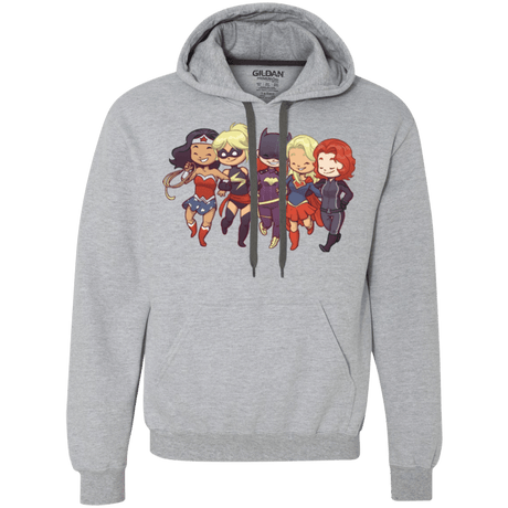 Sweatshirts Sport Grey / Small Power Girls Premium Fleece Hoodie