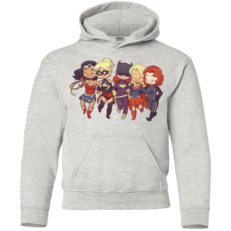 Sweatshirts Ash / YS Power Girls Youth Hoodie