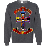Sweatshirts Dark Heather / Small Power N Rangers Crewneck Sweatshirt