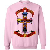 Sweatshirts Light Pink / Small Power N Rangers Crewneck Sweatshirt