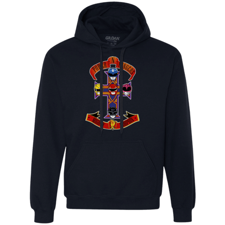 Sweatshirts Navy / Small Power N Rangers Premium Fleece Hoodie