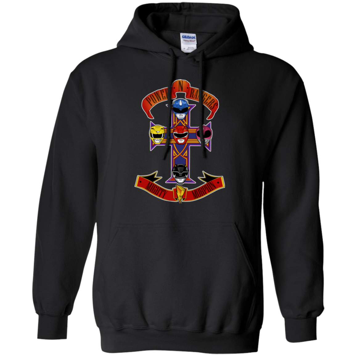 Sweatshirts Black / Small Power N Rangers Pullover Hoodie