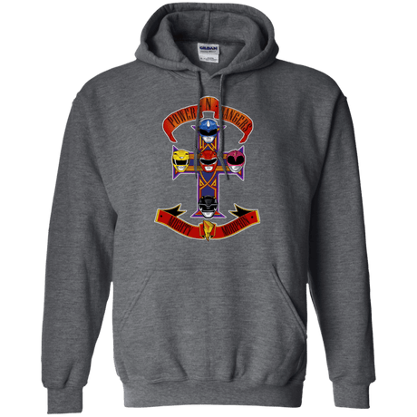 Sweatshirts Dark Heather / Small Power N Rangers Pullover Hoodie