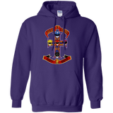 Sweatshirts Purple / Small Power N Rangers Pullover Hoodie