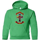 Sweatshirts Irish Green / YS Power N Rangers Youth Hoodie