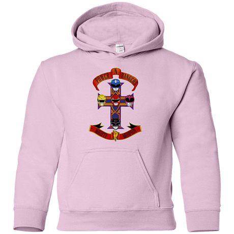 Sweatshirts Light Pink / YS Power N Rangers Youth Hoodie