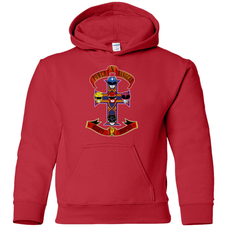 Sweatshirts Red / YS Power N Rangers Youth Hoodie