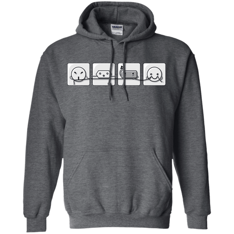 Sweatshirts Dark Heather / S Power Struggle Pullover Hoodie