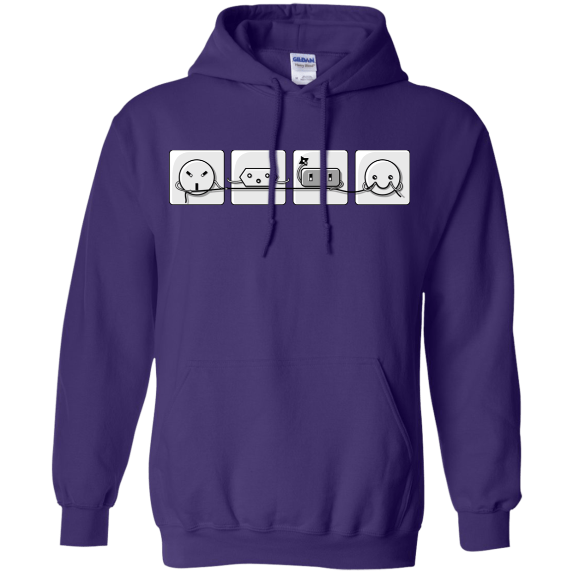 Sweatshirts Purple / S Power Struggle Pullover Hoodie